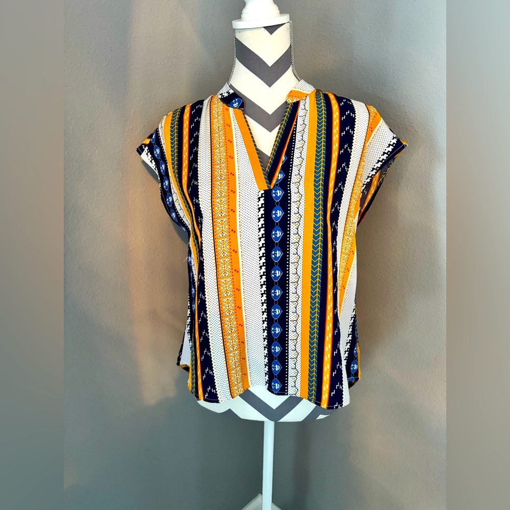Striped Multicolor Women's Top